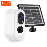 Tuya Smart 3,0MP HD WiFi Kamera mit Bewegungserk. Nachtsicht Gegensprechf. Akkus