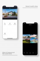 Tuya Smart 4,0MP HD WiFi Kamera mit Bewegungserk. Nachtsicht Gegensprechf. Akkus