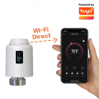 WiFi Tuya Thermostat Heizungsteuerung Heizkörperventil LED Smartphonesteuerung