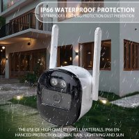 4CH WLAN Überwachungskamera Set 3MP NVR 4 Kameras Tuya Smart Life H.265