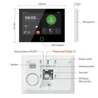 4G Alarmanlage mit 7-Zoll-Touchscreen – Tuya /...